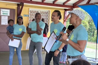 Accueil de nos chasseurs en herbe par l'équipe municipale de Baie-Mahault - Agrandir l'image 1 sur 9, fenêtre modale